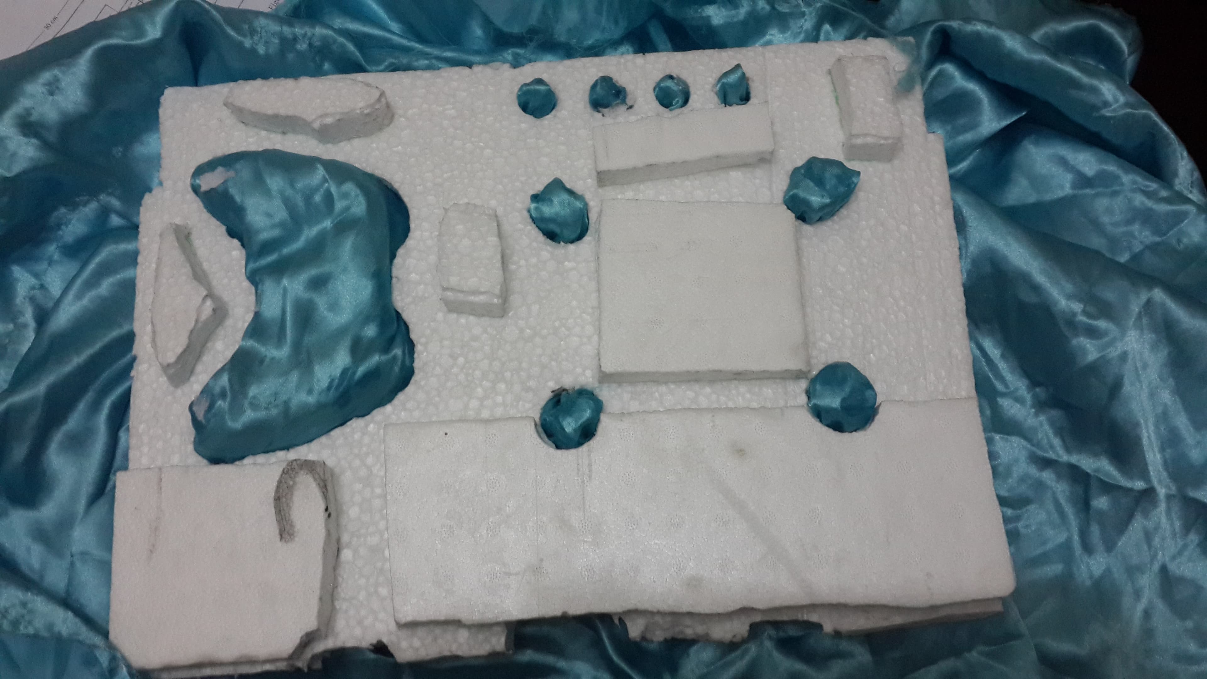 Cover the Foam With Cloth