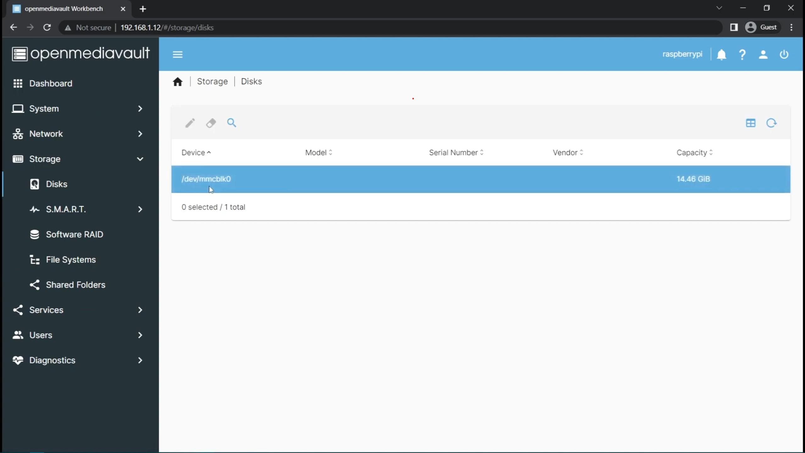 Setting Up OMV(openMediaVault)