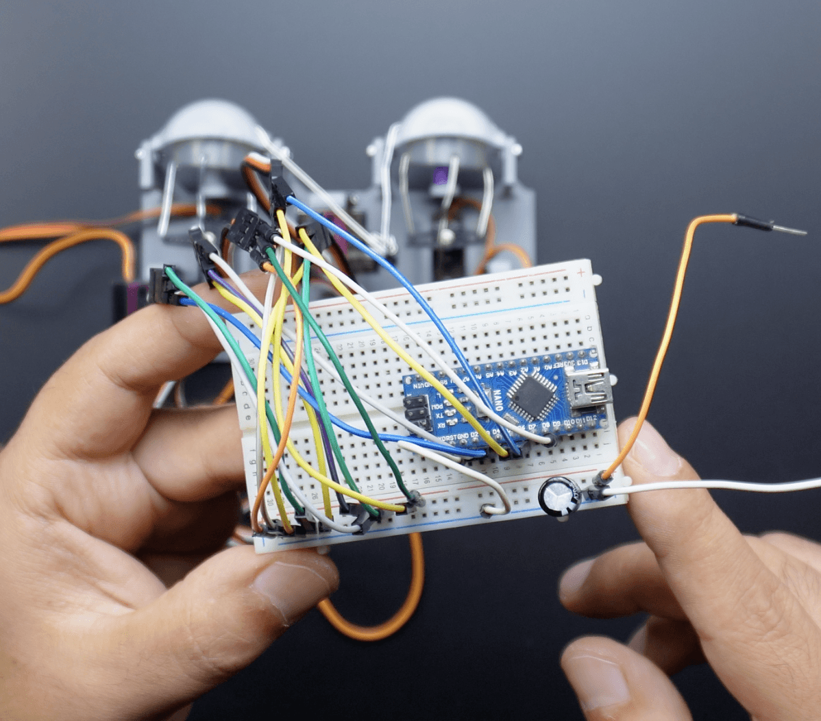 Testing the Animatronic Eyes