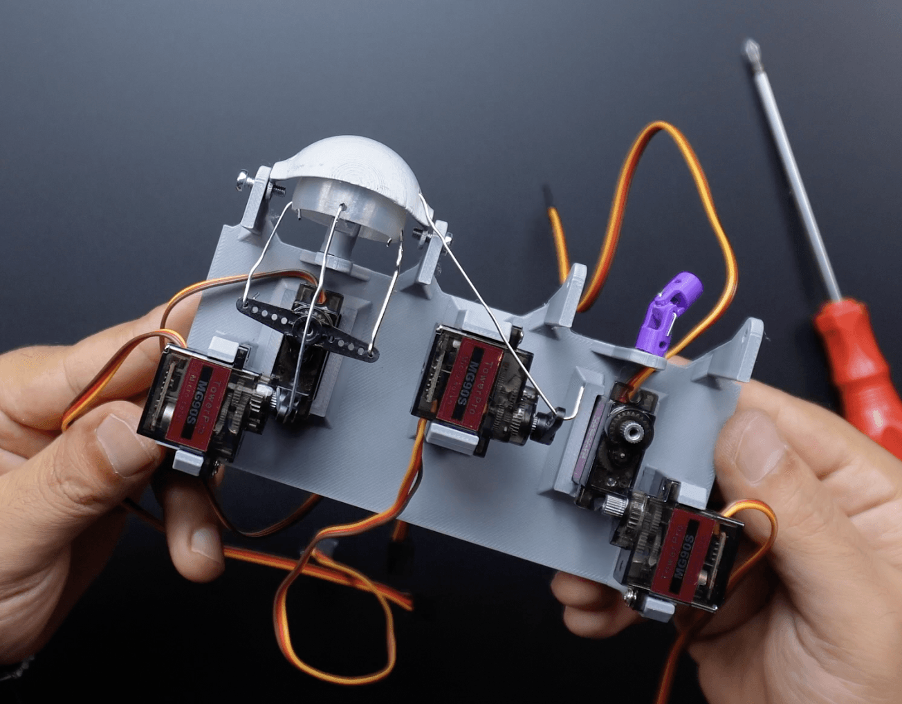 Assembling the Animatronic Eyes