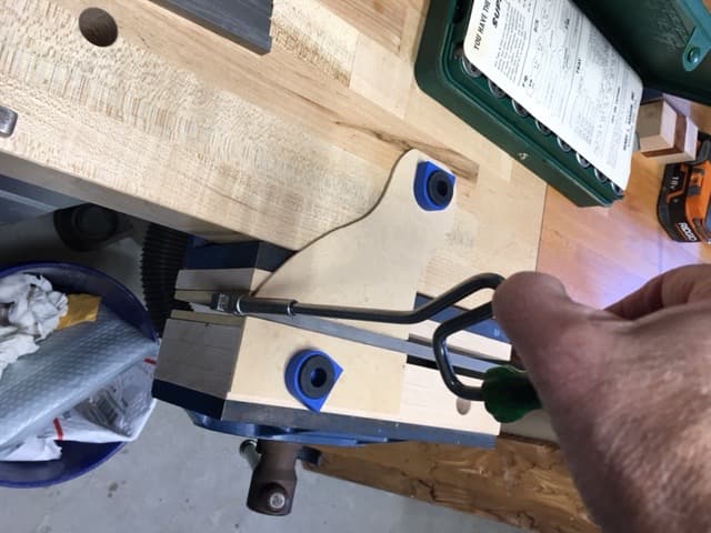 Tapping the SS Bar With a 8-32 Tap