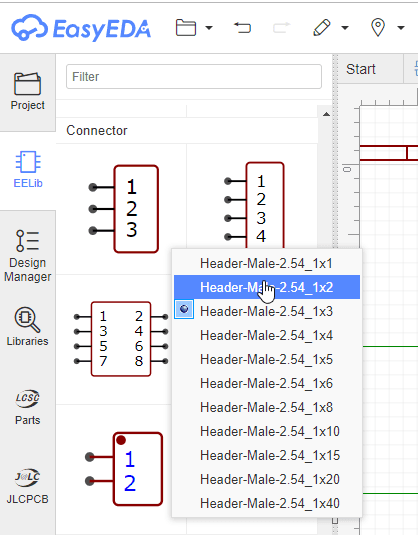 EasyEDA - Schematic