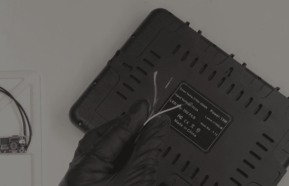 Wire the Led Panel to the Control Electronics