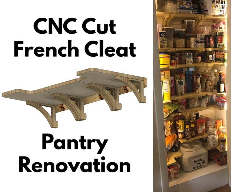 Renovating a Pantry With French Cleat Shelving
