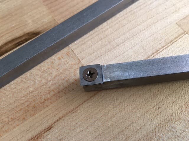 Marking and Grinding to Place the Carbide Insert Flush With the Top of the SS