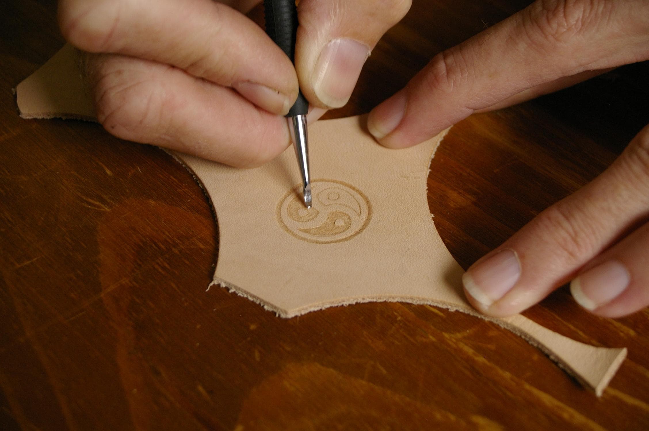 "Carving" the Leather