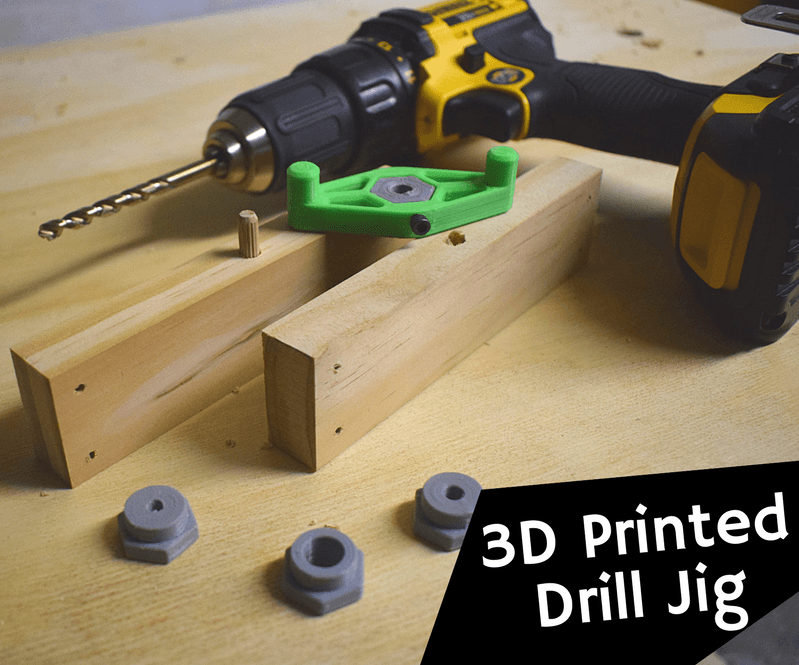 How to Make a 3D Printed Drill Jig for Dowel Joints