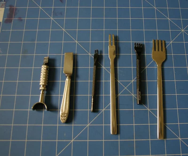 Homemade or Makeshift Tools to Make a Leather Pendant