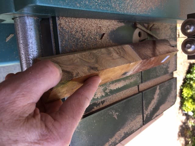 Trimming the Glued Wood