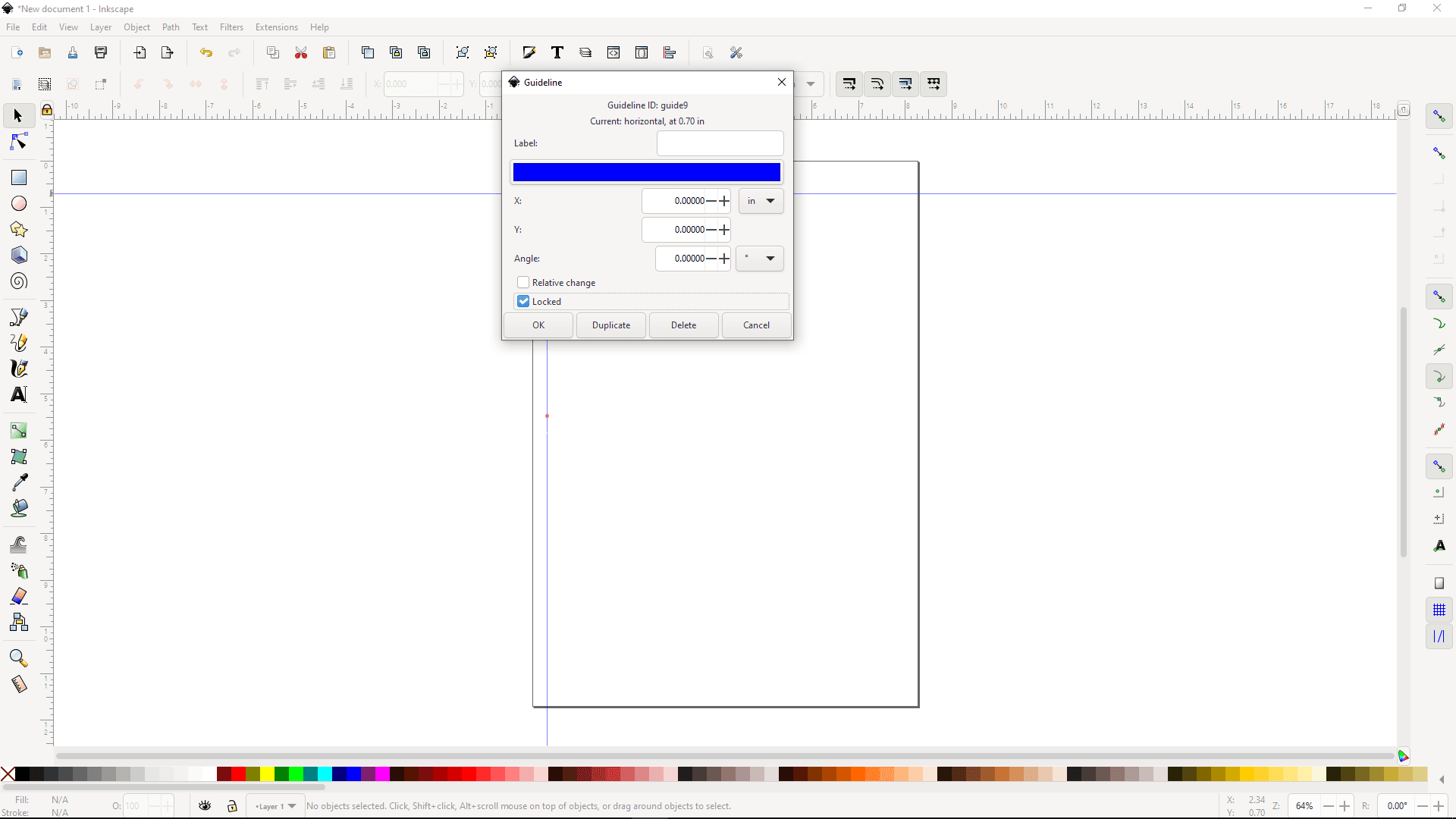 Correct the Scale and Define Areas With Inkscape