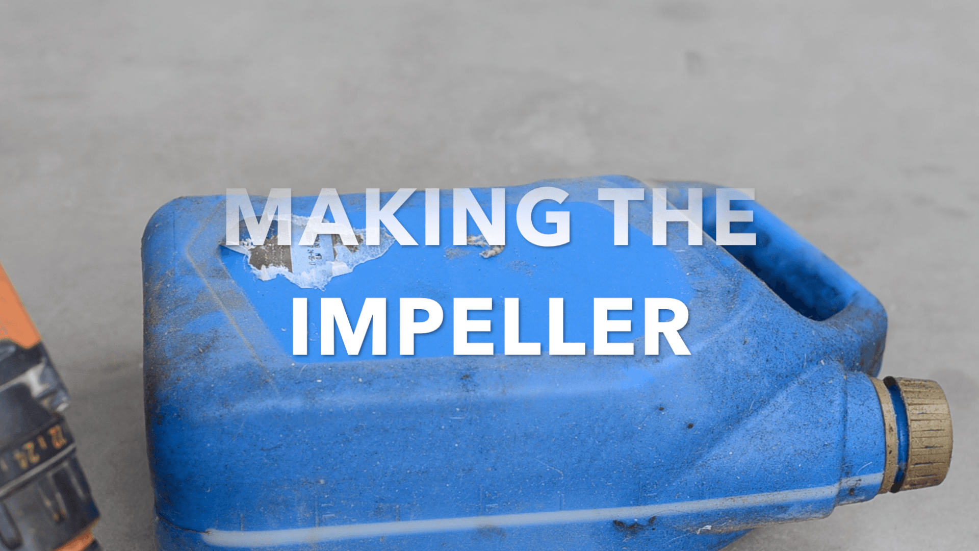 Making the Impeller