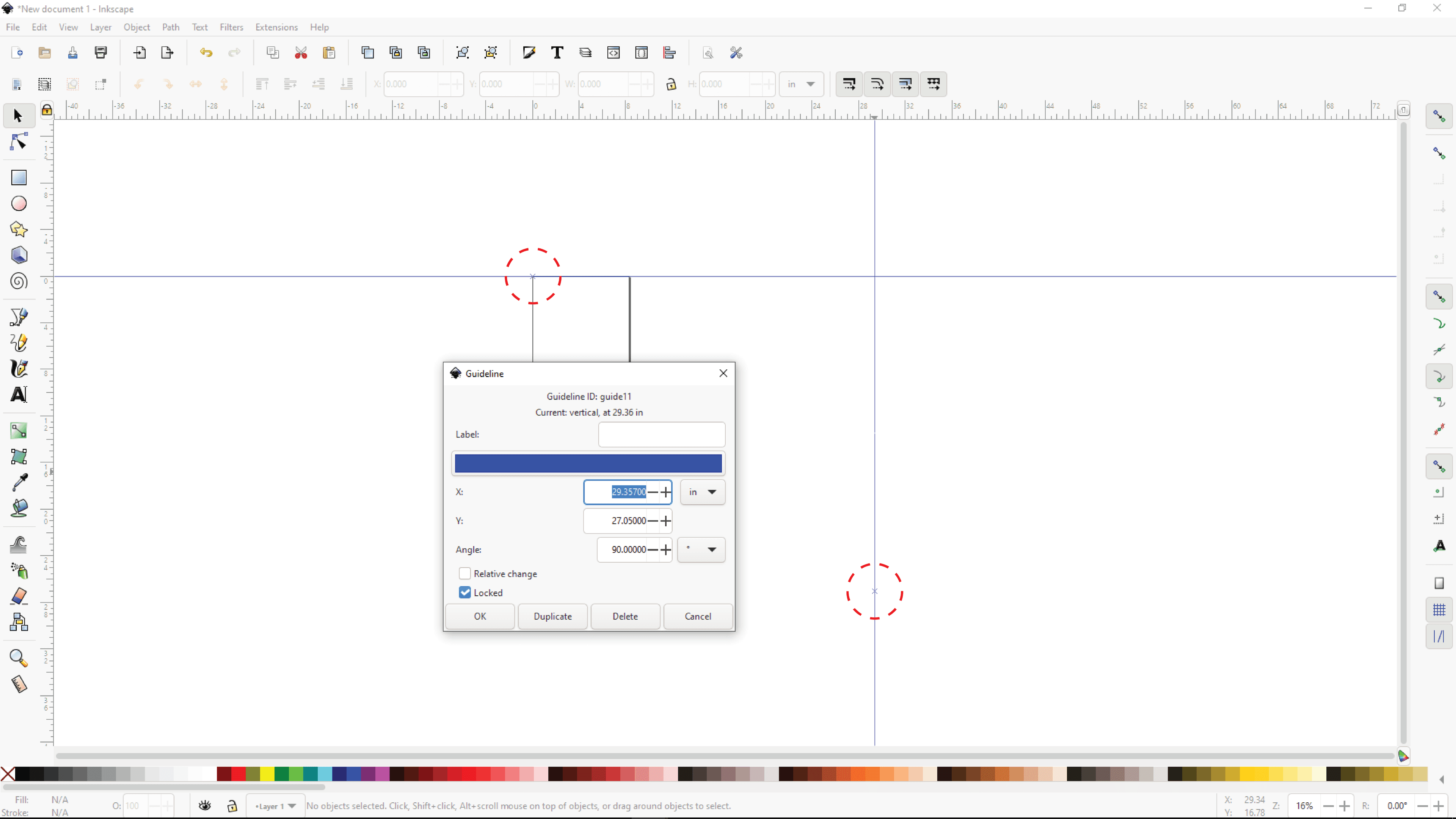 Correct the Scale and Define Areas With Inkscape