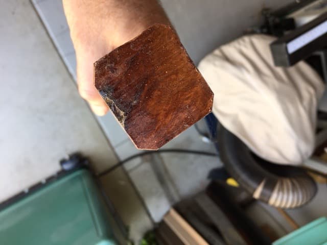 Trimming the Glued Wood