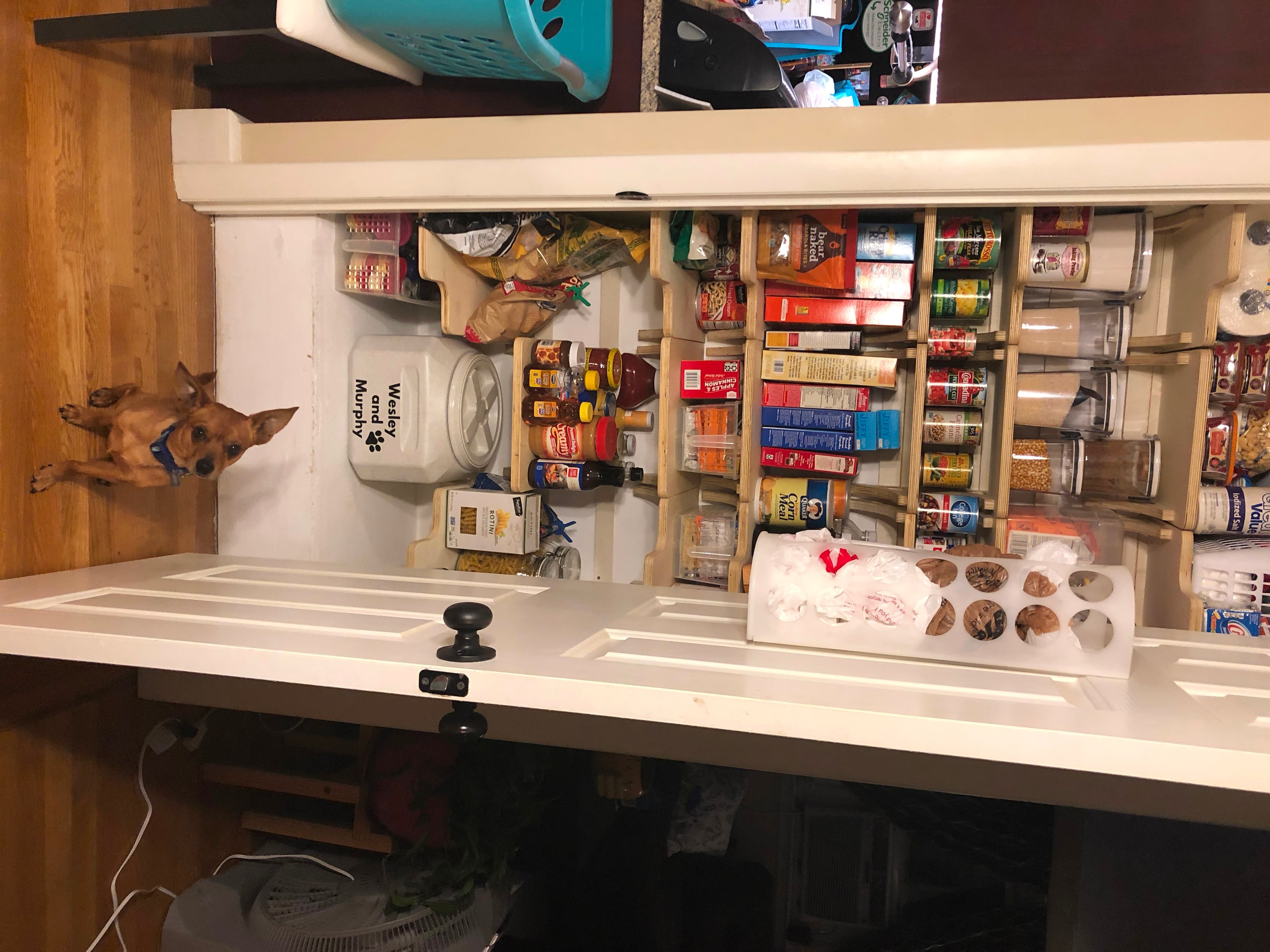 Installing the Shelves.