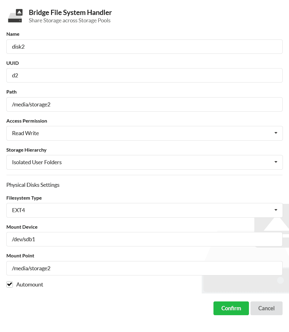 Mounting Your Two HDD Into ArozOS