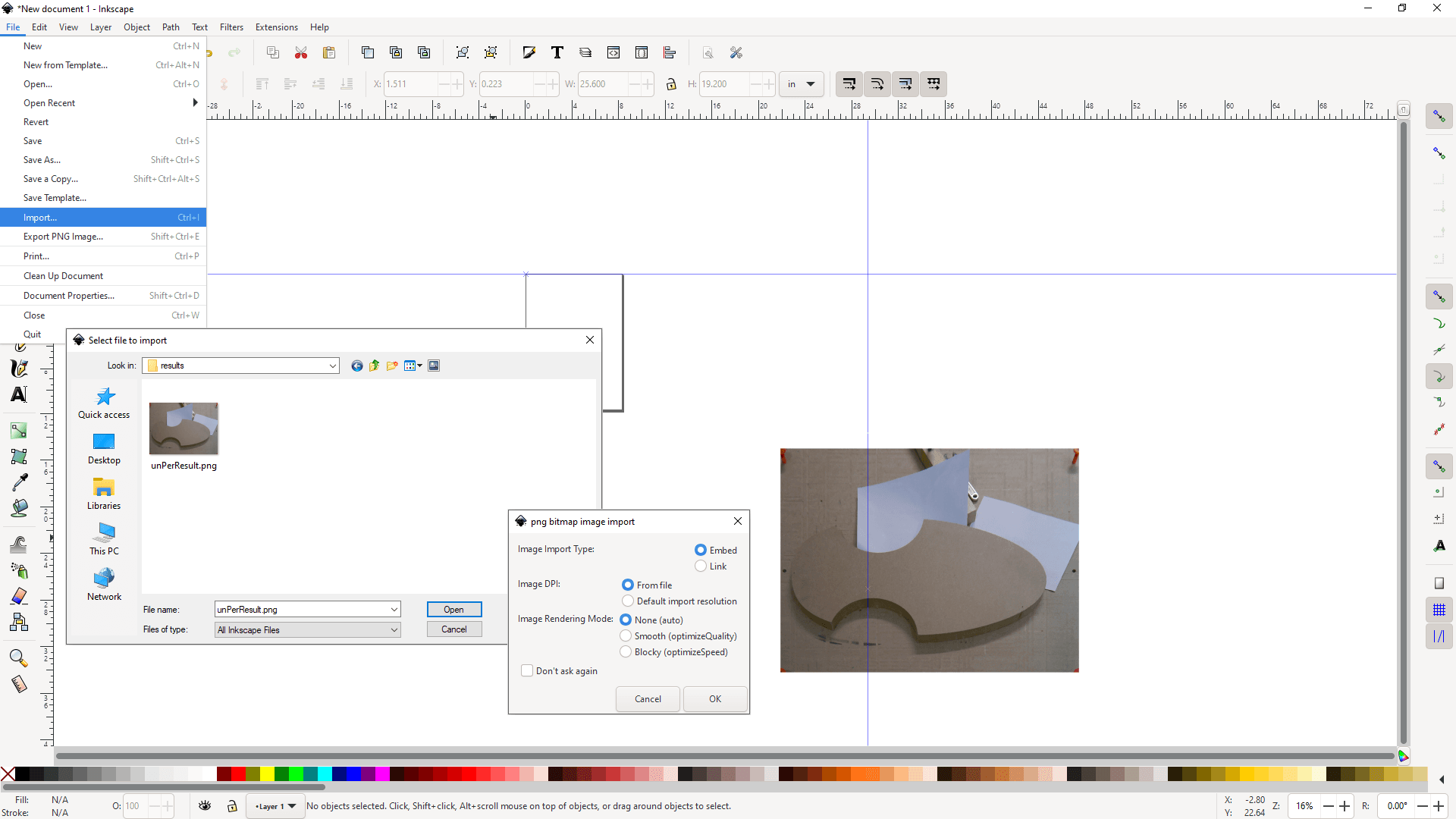Correct the Scale and Define Areas With Inkscape