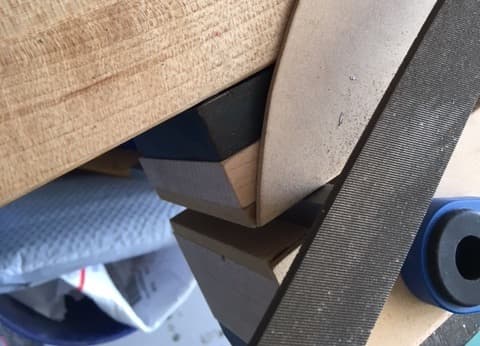 Prepping the 3/8" X 3/8" Stainless Bar