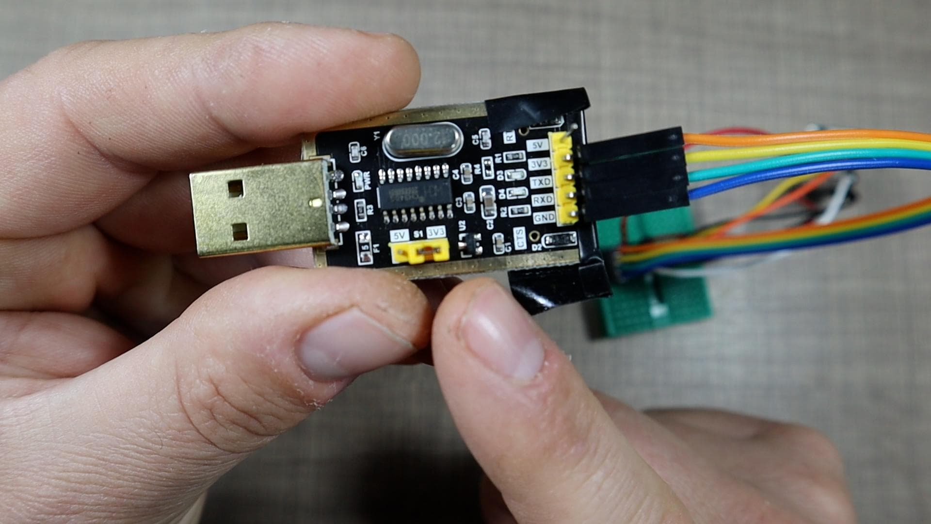Preparing Flashing the ESP 07 Module