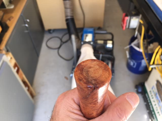 Drilling for the SS Bar in the Spindle, Cutting, Sanding and Finishing the Spindle End