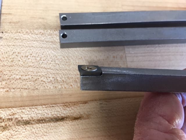 Marking and Grinding to Place the Carbide Insert Flush With the Top of the SS