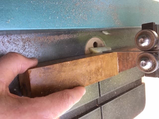 Trimming the Glued Wood