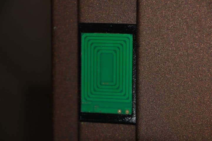 Installation of peephole and induction plates