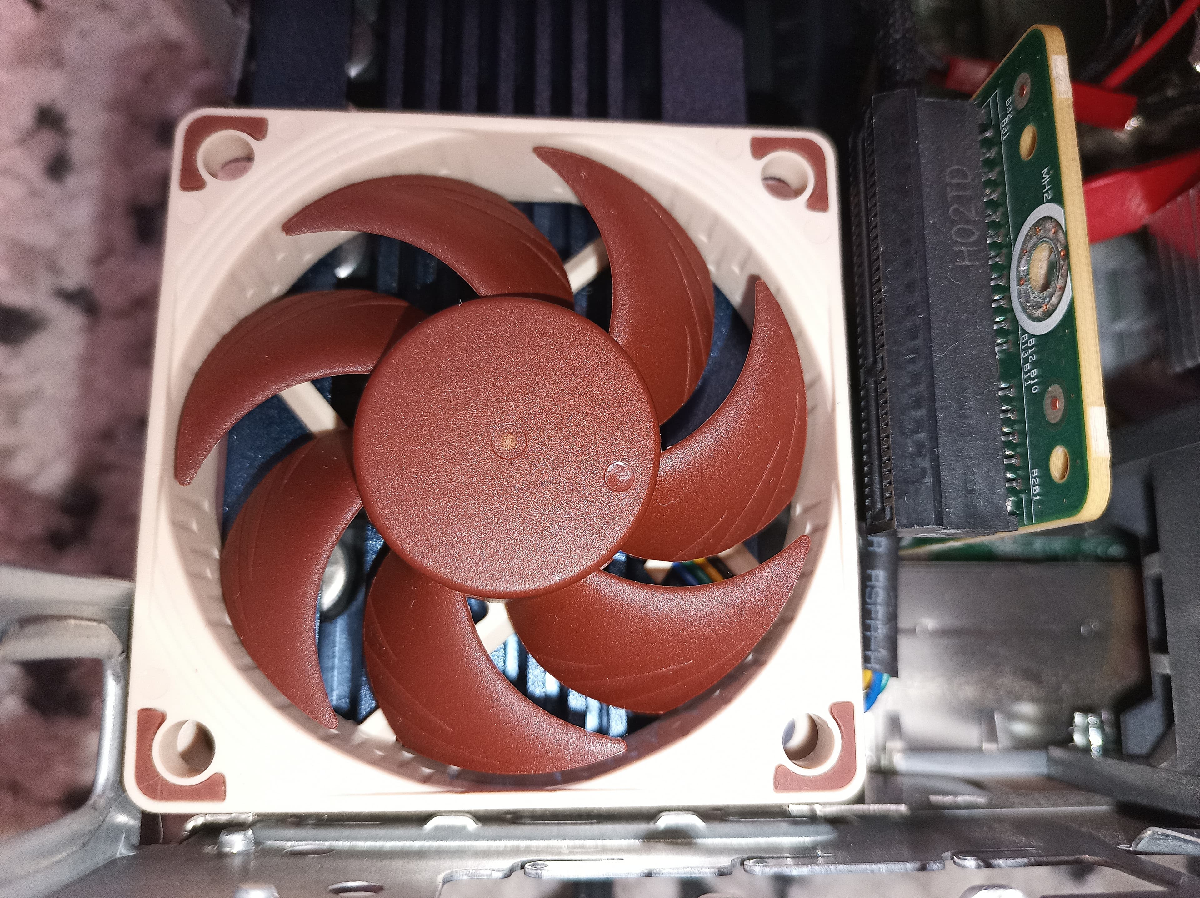 How it looks in the microserver