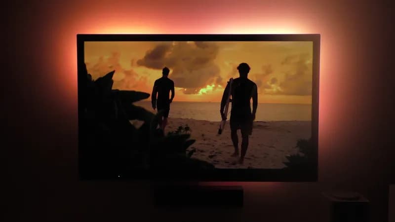 Adaptive TV backlighting in your home