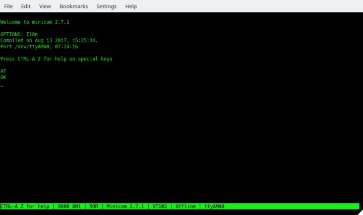 Testing SIM800L and registering SIM card number in the alarm system