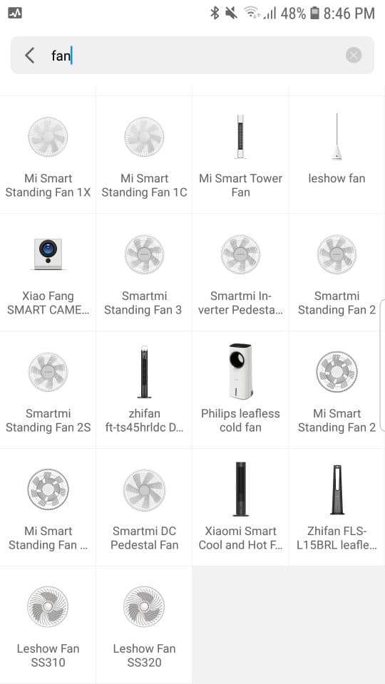 Obtaining a token for accessing the fan