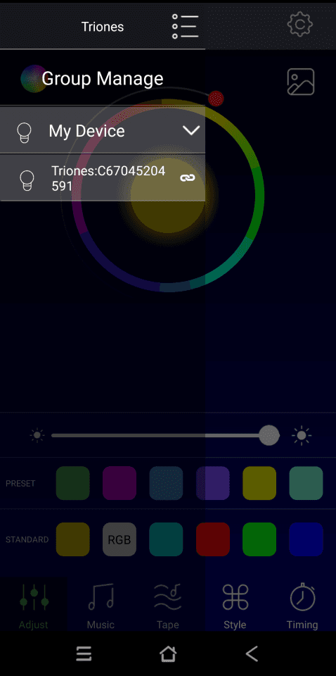 Installing the Triones application and enabling Bluetooth packet recording