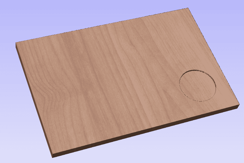 Design a Cup Holder for Our Bottom Shelf Inside VCarve.