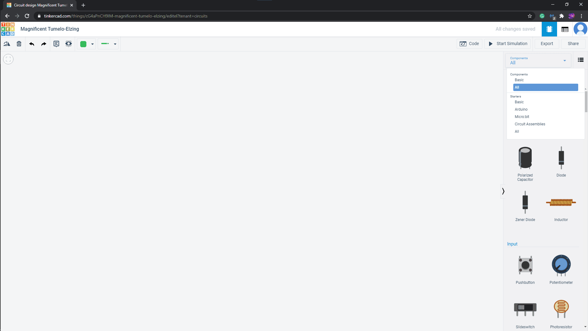 Starting in Tinkercad