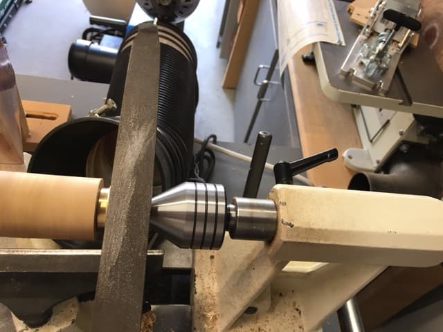 Using a Course, Medium and Fine File on the Brass Fitting