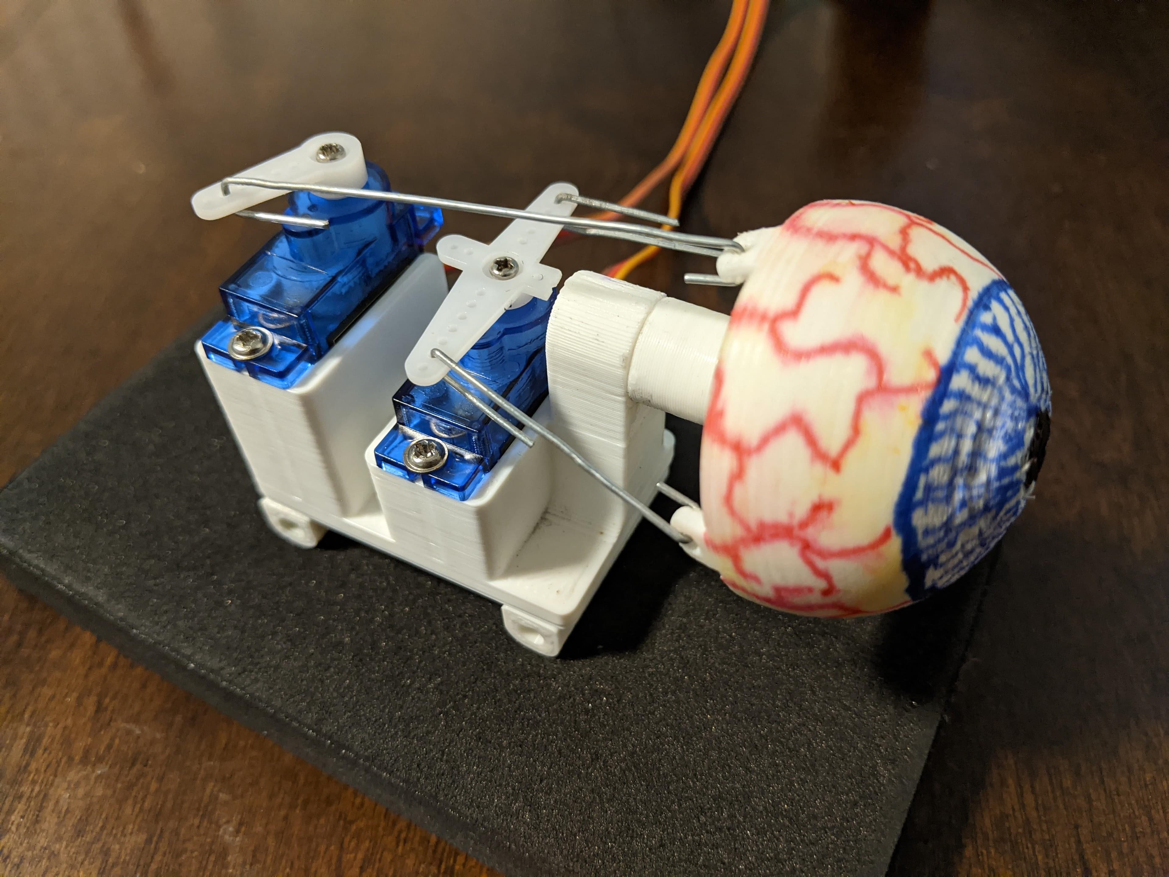 Home Your Servos and Finish the Eye Mechanism