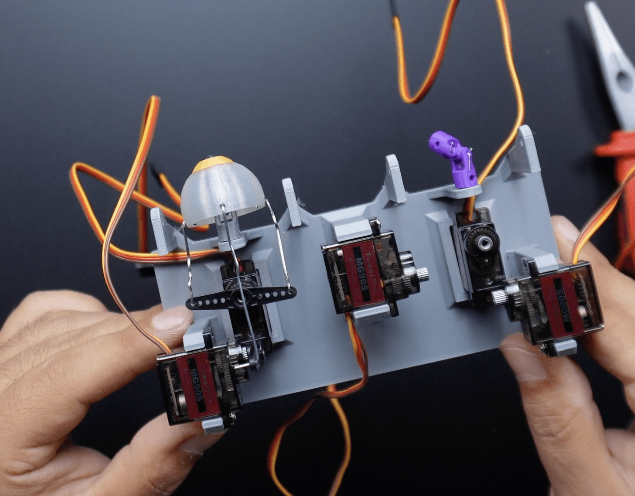 Assembling the Animatronic Eyes