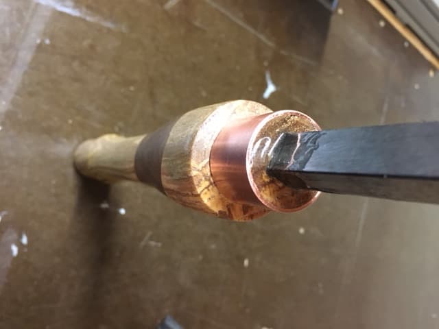 Epoxy Tool Into Handle