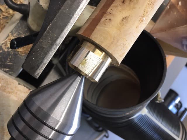 Using a Course, Medium and Fine File on the Brass Fitting