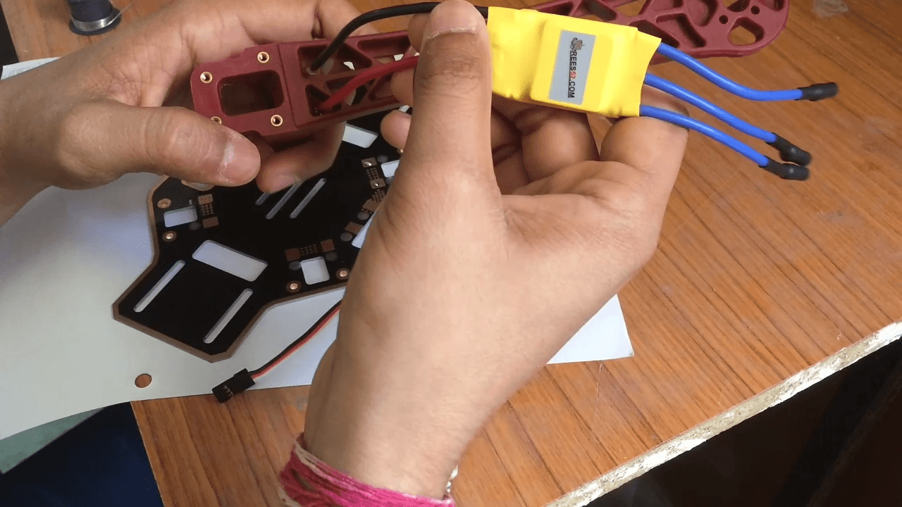 Solder ESC and Fit Frame