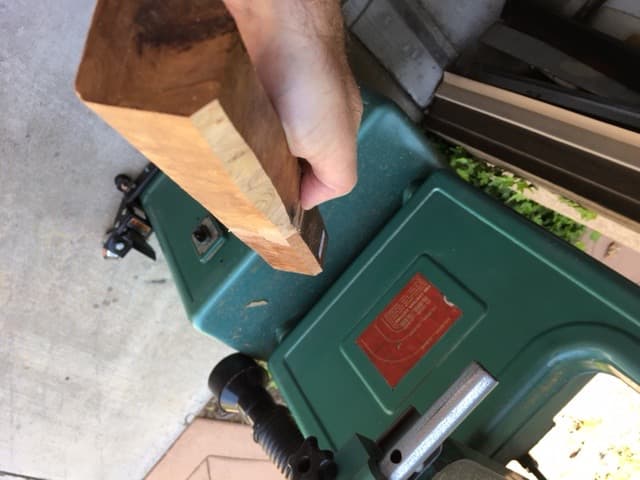 Trimming the Glued Wood