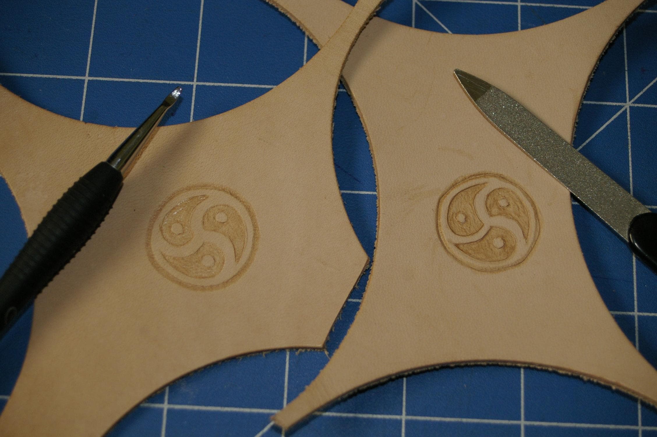 "Carving" the Leather