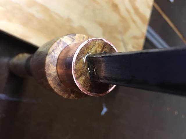 Epoxy Tool Into Handle