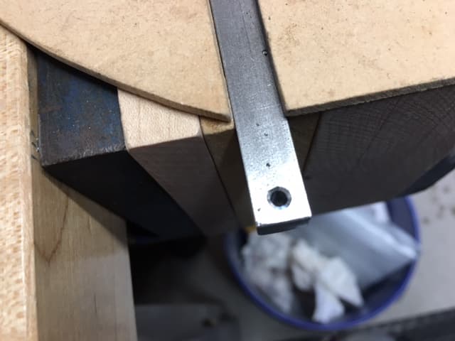 Tapping the SS Bar With a 8-32 Tap