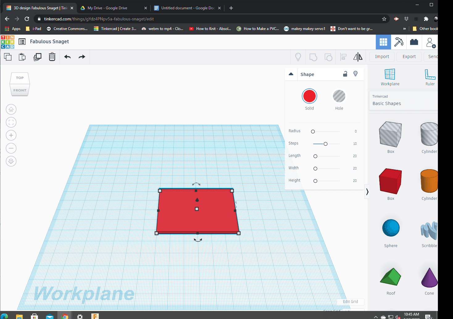 ​Create a Flat Surface for the Mirror