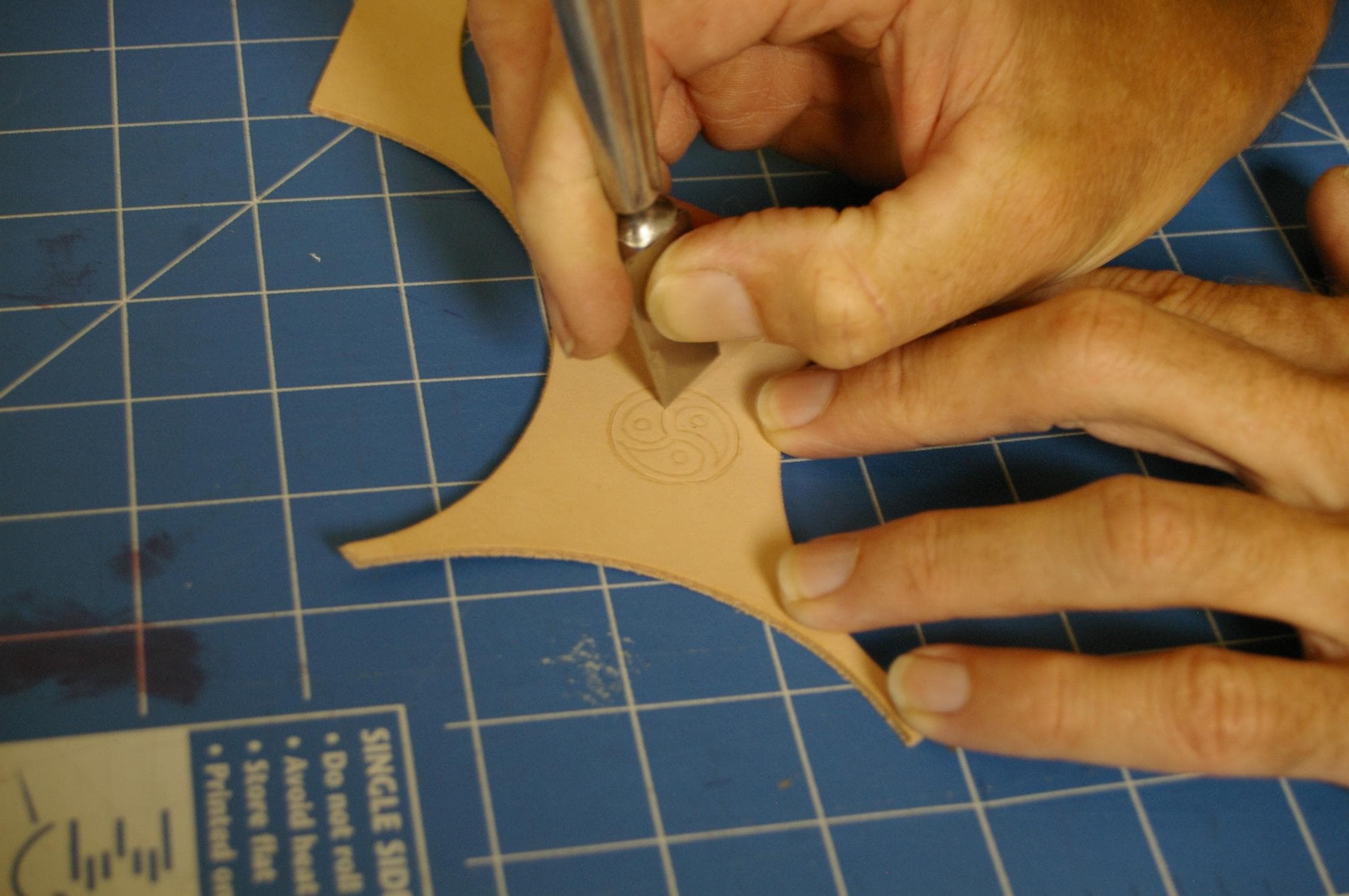 "Carving" the Leather