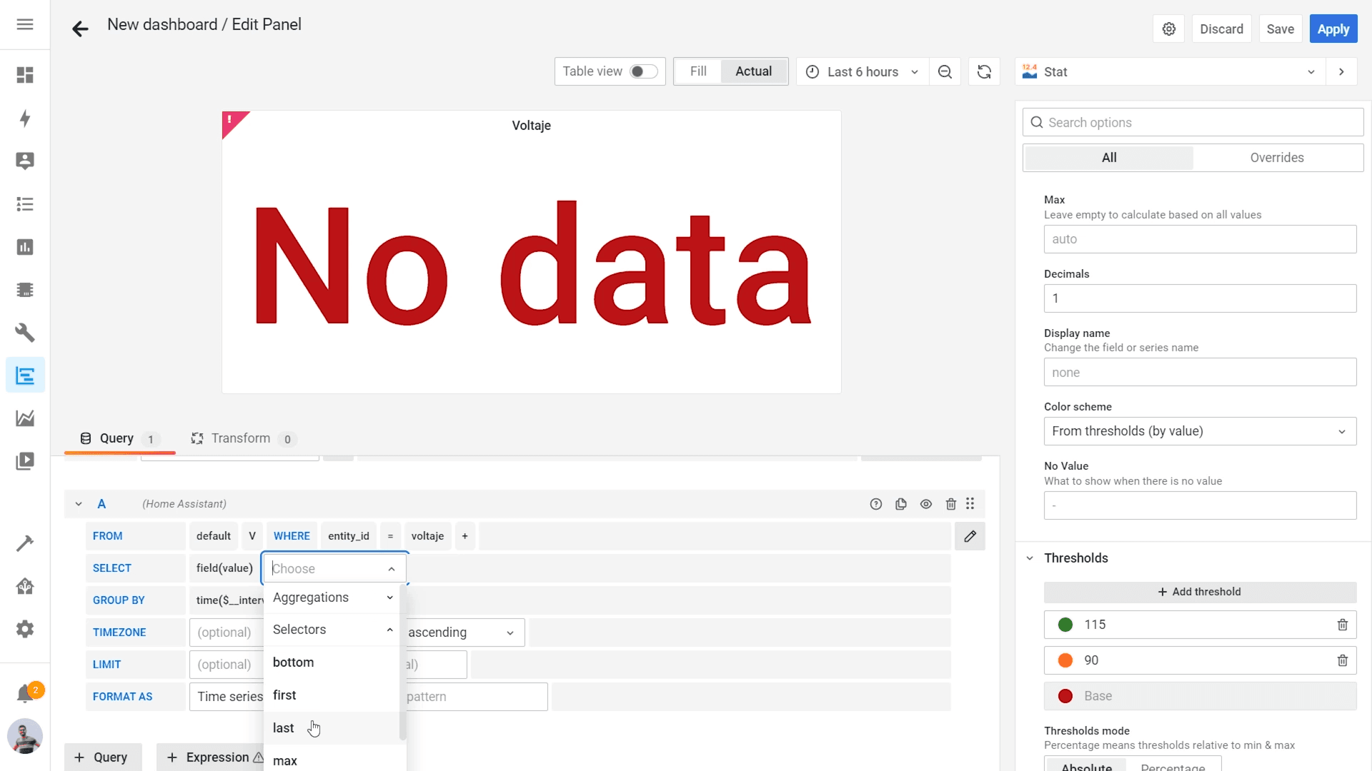 Configure the Home Assistant Enviroment