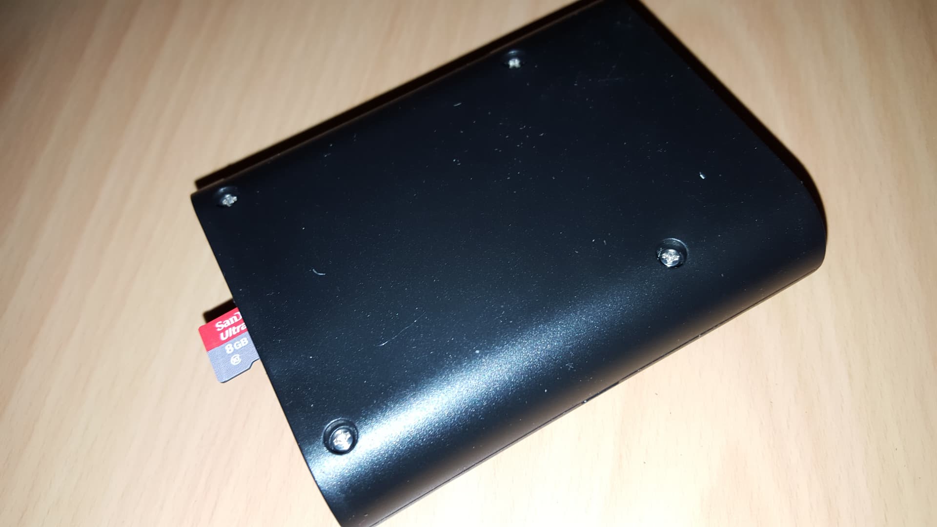 Insert an at Least 8GB Micro SD Card