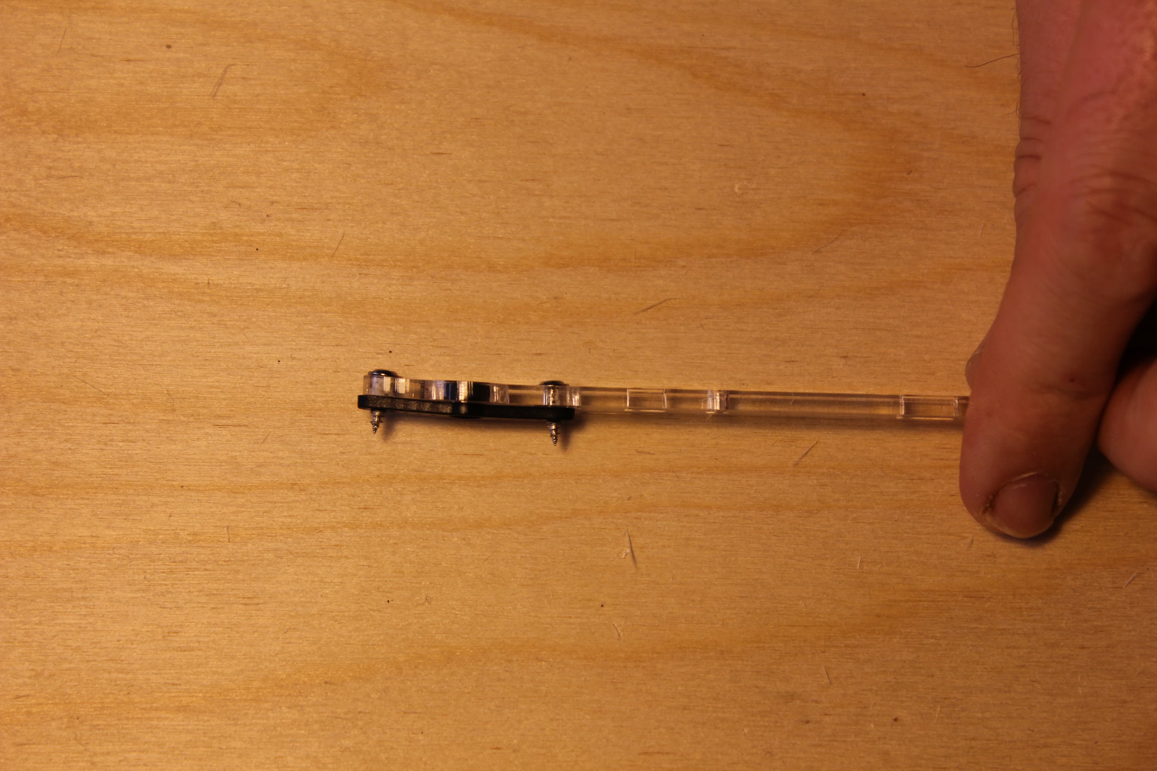 Attach the Servo Horns to the Appropriate Levers!