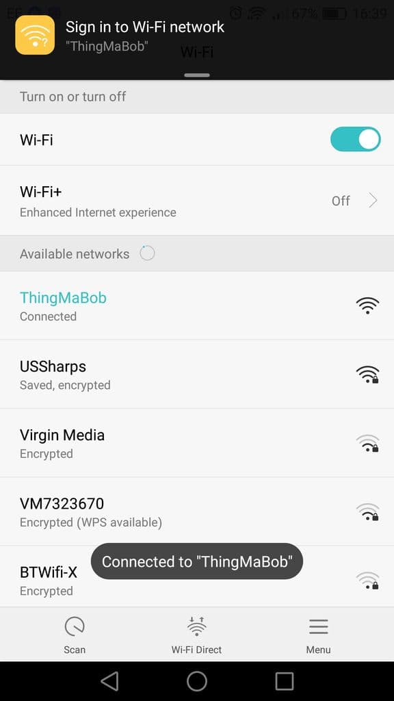 Connecting to the Wireless Network