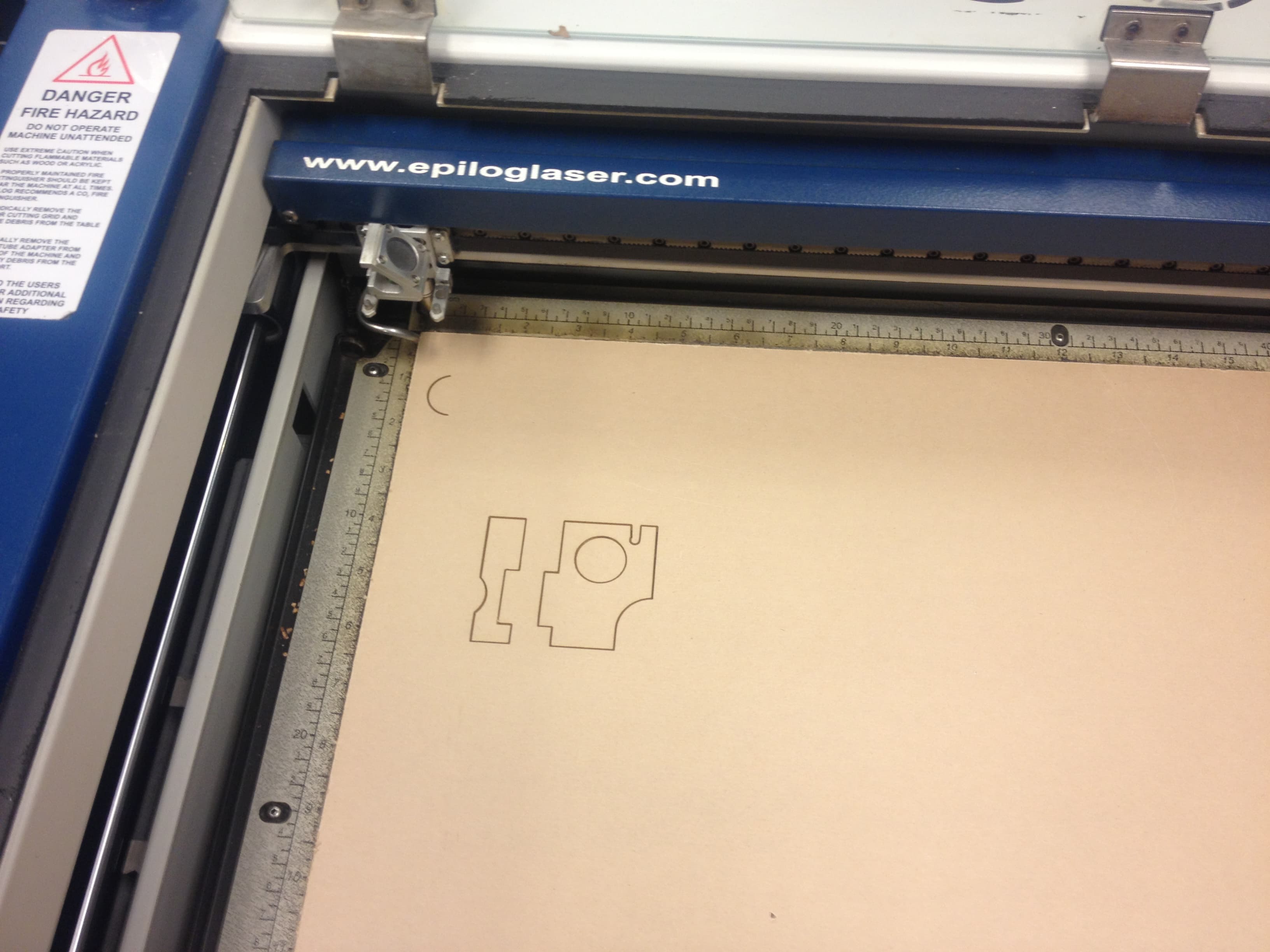 Cut Something Out and Position Vacuum-rig Over the Piece to Suck It Out.